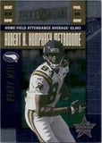 1999 Randy Moss Cris Carter Donruss Leaf Rookies & Stars TICKET MASTERS 1381/2500 Minnesota Vikings