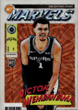2023-24 Victor Wembanyama Panini Hoops Premium Stock ROOKIE RETRO NET MARVELS PREMIUM RC #17 San Antonio Spurs