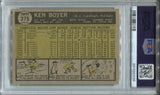 1961 Ken Boyer Topps PSA 3 #375 St. Louis Cardinals HOF 8996