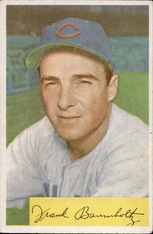 1954 Frank Baumholtz Bowman #221 Chicago Cubs BV $12