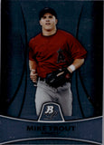 2010 Mike Trout Bowman Platinum Prospects #PP5 Los Angeles Angels 2