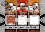 2014 Thurman Thomas  Earl Campbell Eddie George Upper Deck SPx WINNING MATERIALS TRIPLE JERSEY RELIC #WT-CGT Bills Titans Oilers