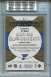 2018-19 Jordan Kyrou Upper Deck Ultimate Collection ROOKIE INTRODUCTION AUTO AUTOGRAPH RC BGS 8 #UI11 St. Louis Blues 7021