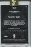 2025-26 Brandon Miller Topps 3 10/49 #38 Charlotte Hornets