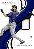 2019 Charlie Blackmon Panini Immaculate JERSEY 43/99 RELIC #107 Colorado Rockies