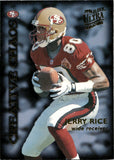 1996 Jerry Rice Brett Favre Fleer Ultra Sensations CREATIVE CHAOS #2 49ers Packers HOF