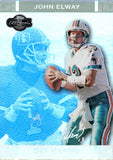 2007 John Elway Dan Marino Topps Co-Signers 63/99 #40 Denver Broncos Miami Dolphins