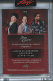 2025 Alicia Silverstone Paul Rudd Stacey Dash Leaf Red Carpet PURPLE FOIL TRIPLE AUTO 5/5 AUTOGRAPH #TA-15 Clueless