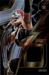 2023 Asuka Panini Select WWE SPARKS HOLO SILVER PRIZM SHIRT RELIC #SP-ASK Monday Night Raw