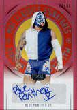 2025 Blue Panther Jr. Panini Combat Anthology RED MAT CLASSICS SIGNATURES AUTO 77/99 AUTOGRAPH #MC-BPJ Consejo Mundial de Lucha Libre