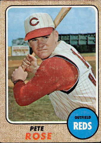 1968 Pete Rose Topps #230 Cincinnati Reds