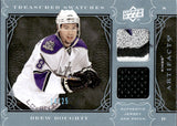 2009-10 Drew Doughty Upper Deck Artifacts TREASURED SWATCHES 14/25 JERSEY PATCH #TS-DD Los Angeles Kings
