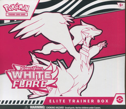 Pokemon Scarlet & Violet White Flare, Elite Trainer Box (ETB) *RELEASES 7/18*