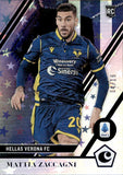 2020-21 Mattia Zaccagni Panini Chronicles Serie A BLUE ASTRO ROOKIE 04/16 RC #16 Hellas Verona FC