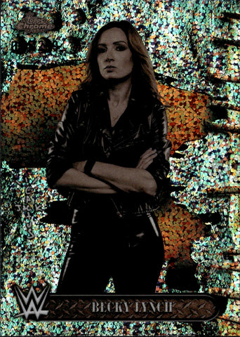 2025 Becky Lynch Topps Chrome x Cactus Jack SPECKLE REFRACTOR 034/299 #59 Monday Night Raw