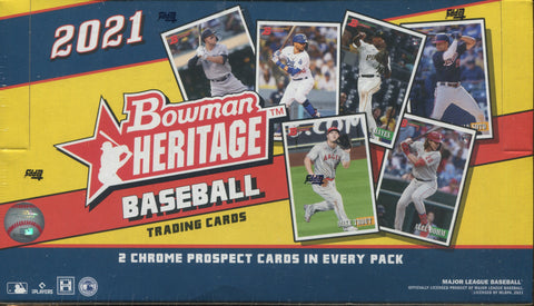 2021 Bowman Heritage Baseball, Hobby Box