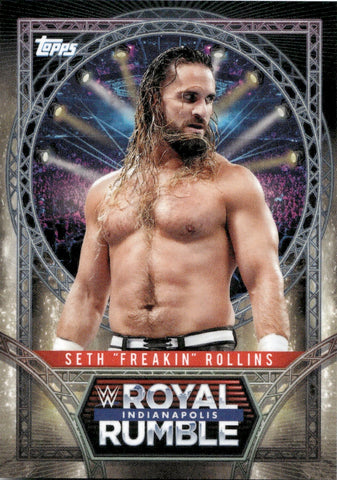 2025 Seth Rollins Topps ROYAL RUMBLE #RR-7 Monday Night Raw 1