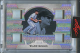 2025 Wade Boggs Leaf Spectacular UNI4MITY QUAD JERSEY 06/10 RELIC #U-28 Boston Red Sox HOF