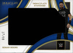 2022 Roman Reigns Panini Immaculate WWE IMMACULATE STANDARD JUMBO SHIRT 27/99 RELIC #IS-RRN Friday Night Smackdown