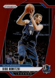 2024-25 Dirk Nowitzki Panini Prizm RED 108/299 #272 Dallas Mavericks HOF