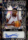 2025 Ace Bailey Leaf Signature Series OIL SPILL AUTO 1/1 ONE OF ONE AUTOGRAPH #BA-AB2 Utah Jazz