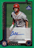 2025 Charlie Condon Topps Pro Debut GREEN FOIL AUTO 87/99 AUTOGRAPH #PD-64 Colorado Rockies