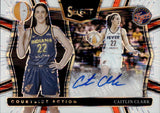2025 Caitlin Clark Panini Select WNBA COURTSIDEA ACTION WHITE FLASH AUTO 01/25 AUTOGRAPH #CAS-CC Indiana Fever