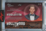2025 Tom Hiddleston Leaf Red Carpet BLACK FOIL HOLLYWOOD SIGNS INSCRIPTION AUTO 2/2 AUTOGRAPH #HS-TH1 Loki