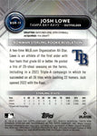 2022 Josh Lowe Bowman Sterling ROOKIE MINI-DIAMOND REFRACTOR 04/99 RC #BSR-11 Tampa Bay Rays