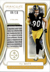 2024 T.J. Watt Panini Immaculate Collection REMARKABLE MEMORABILIA PATCH 06/10 RELIC #RM-TJW Pittsburgh Steelers
