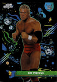 2026 Sid Vicious Topps Cosmic Chrome WWE BLACK REFRACTOR 07/10 #105 WWE HOF
