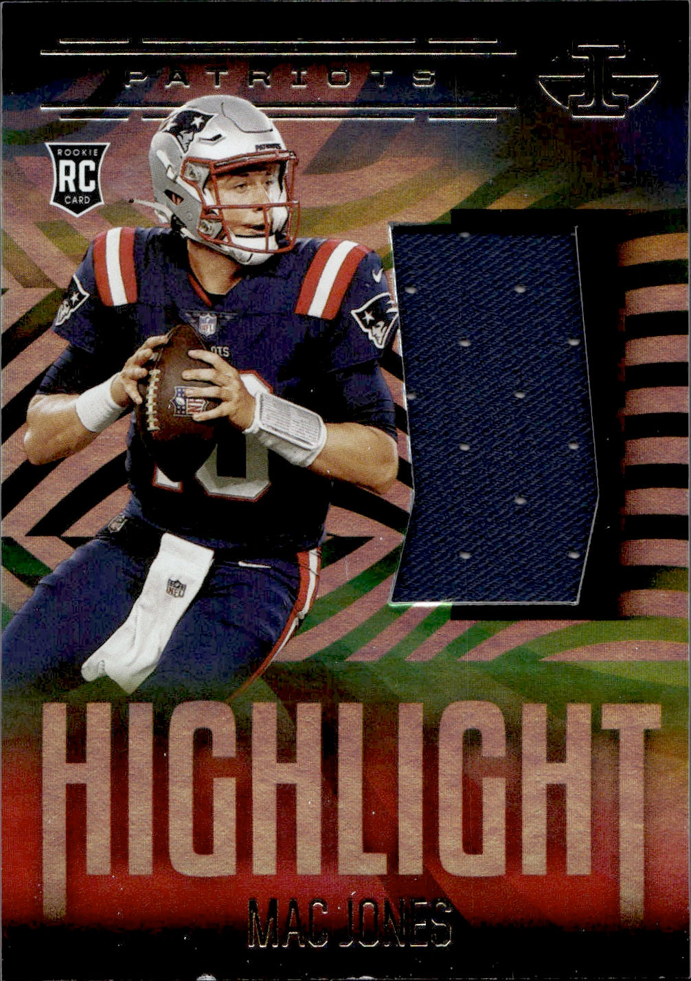 2021 Panini Prizm Mac Jones Silver Variation shops New England Patriots RC V-336