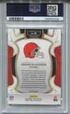 2025 Shedeur Sanders Panini Select RED & BLUE SHOCK ROOKIE RC PSA 9 #54 Cleveland Browns 0836
