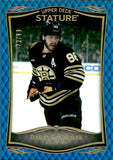 2023-24 David Pastrnak Upper Deck Stature BLUE 72/99 #3 Boston Bruins