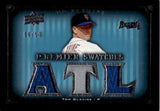 2008 Tom Glavine Upper Deck Premier SWATCHES TRIPLE JERSEY 09/50 RELIC #PS-TG New York Mets HOF