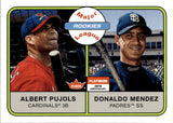 2001 Albert Pujols Donaldo Mendez Fleer Platinum MAJOR LEAGUE ROOKIES 806/1500 RC #301 St. Louis Cardinals