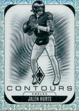 2025 Jalen Hurts Panini Phoenix SILVER MOJO CONTOURS 52/75 #26 Philadelphia Eagles