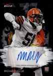 2024 Michael Hall Jr. Topps Finest ROOKIE BLACK REFRACTOR AUTO 23/25 AUTOGRAPH RC #RFA-JMC Cleveland Browns
