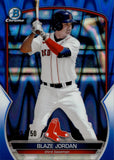 2023 Blaze Jordan Bowman Chrome BLUE RayWave 061/150 #BCP-101 Boston Red Sox