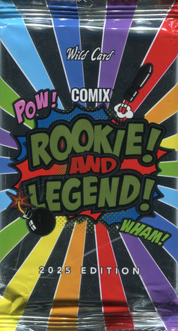 2025 Wild Card Comix Rookie And Legend Football Hobby, Pack
