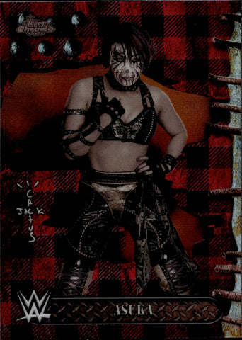 2025 Asuka Topps Chrome Cactus Jack BLACK & RED REFRACTOR #21