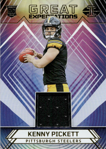 KENNY PICKETT 2022 LEAF DRAFT 1ST GRADED 10 ROOKIE CARD XRC RC NFL  PITT/STEELERS