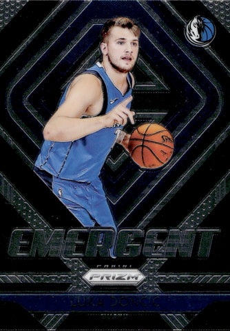 2018-19 Luka Doncic Panini Prizm EMERGENT ROOKIE RC #3 Dallas Mavericks 1