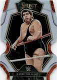 2023 Andre The Giant Panini Select WWE HOLO SILVER PREMIER LEVEL DIE CUT #138 WWE Legend