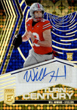 2025 Will Howard Donruss Elite ROOKIE BLUE TURN OF THE CENTURY AUTO 04/25 AUTOGRAPH #TOC-WHO Pittsburgh Steelers