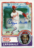 2025 Ozzie Smith Topps Shoebox Treasures PAINT SPLATTER BACK AUTO 15/15 AUTORGAPH #62A St. Louis Cardinals HOF