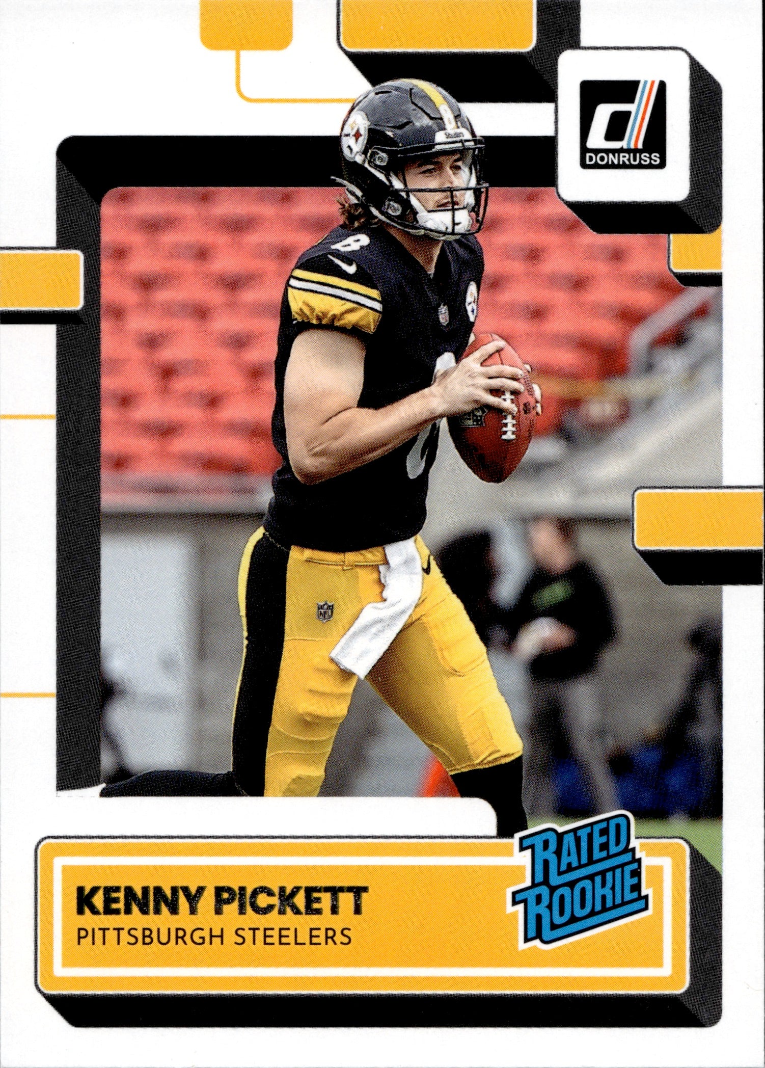 2022 Kenny Pickett Panini Donruss RATED ROOKIE RC #301 Pittsburgh Stee