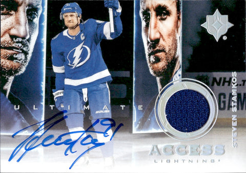 2019-20 Steven Stamkos Upper Deck Ultimate ACCESS JERSEY AUTO 26/35 AUTOGRAPH RELIC #UAA-SS Tampa Bay Lightning