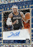 2020-21 Josh Hart Donruss Optic FAST BRK SIGNATURES DISCO AUTO AUTOGRAPH #FB-JHR New Orleans Pelicans