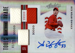 2020 Kwang-Hyun Kim Panini Absolute TOOLS OF THE TRADE TRIPLE JERSEY AUTO 01/75 AUTOGRAPH RELIC #TOT3-KHK St. Louis Cardinals